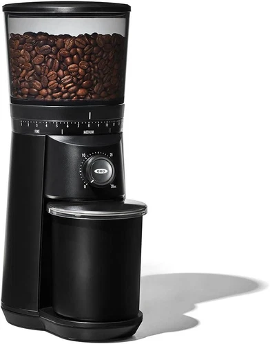 OXO BREW CONICAL BURR MATTE BLACK COFFEE GRINDER 15 GRIND SIZE SETTINGS 8722600