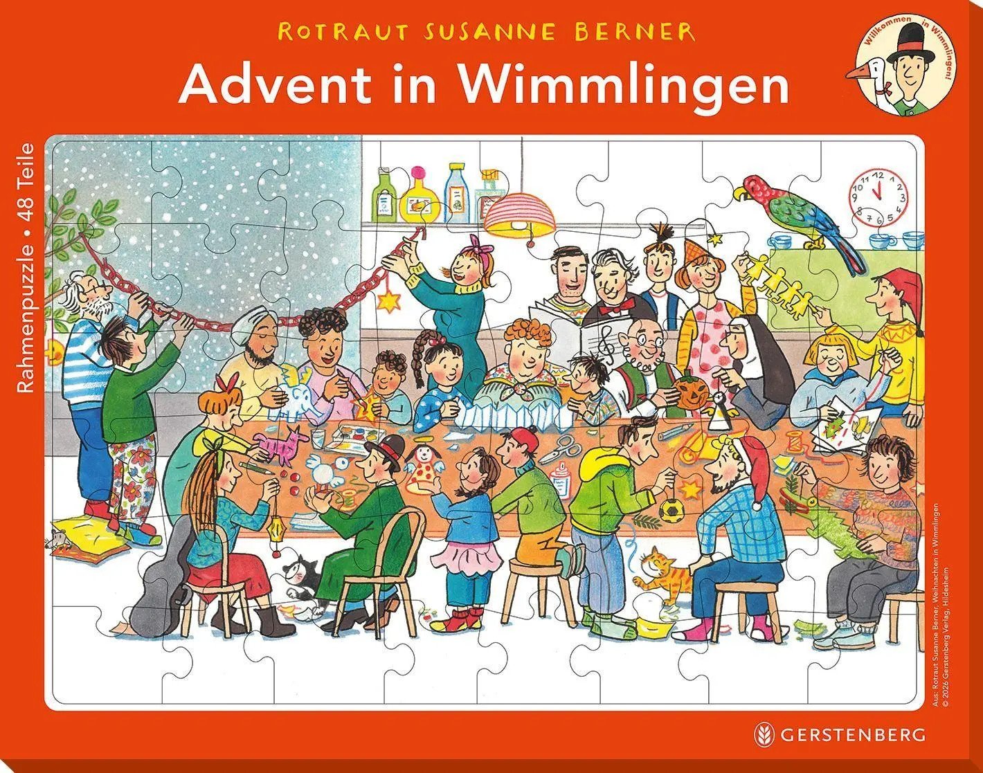 Gerstenberg Verlag Rahmenpuzzle Advent In Wimmlingen - 48 Teile - Bild 6