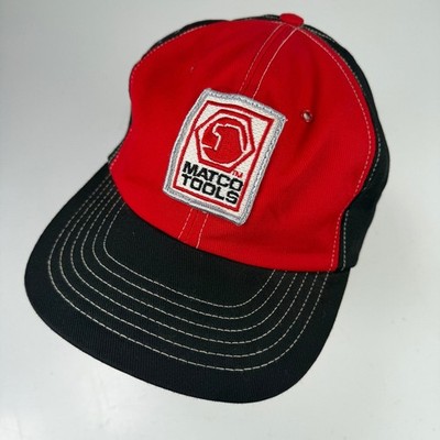 Matco Tools Baseball Kappe Swingster Verstellbarer Snapback Rot Schwarz Bestickt