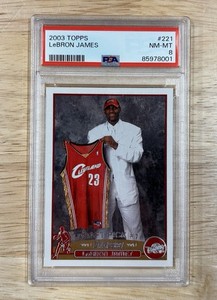 Lebron James Rookie Card Topps 221 | eBay