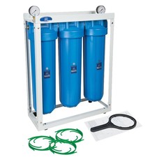 AQUAFILTER HHBB20B Big Blue BB Stage Whole House Water Filter System 20" x 4.5"