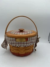 🌟 Longaberger 2002 Woven Memories Homestead Basket Combo - Signed 🌟