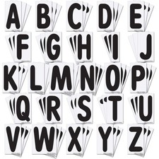 Replacement Letters for White Message Board Sidewalk Signs with 4 Inch Tracks...