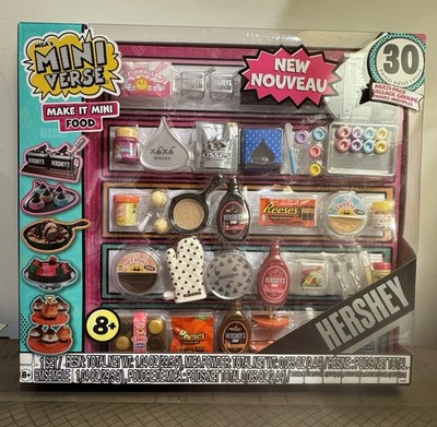 MGA's Miniverse HERSHEY Make It Mini Food 30 Pieces Multi-pack 5 Recipes! New