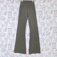 Aerie OFFLINE OG Original Flare Leggings High Waisted Green Pants XS TP