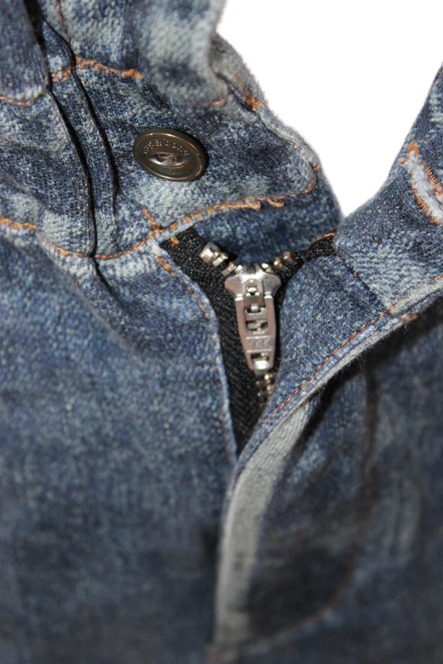 Rag & Bone Womens Cotton Short Sleeve Buttoned Collared Romper Blue Size S - Image 4 of 4