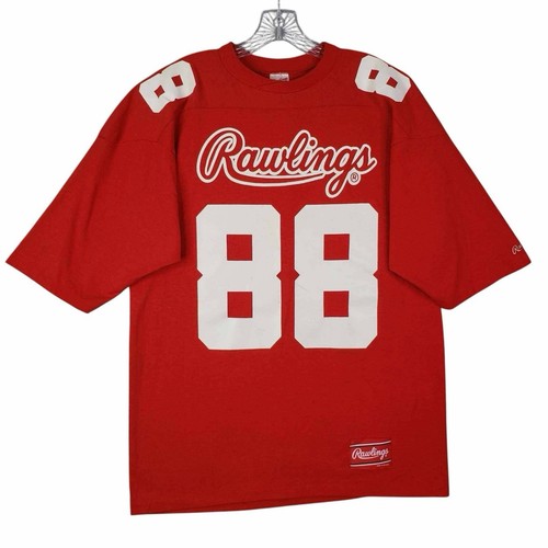 Vintage Rawlings Baseball Trikot Erwachsene Größe XL Rot 88 Kurzarm - Bild 2 von 9