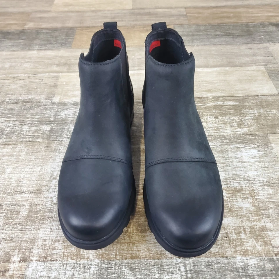 Sorel Emelie III Chelsea Boots Womens Sz 7.5 Black Leather Waterproof  - Image 4 of 4