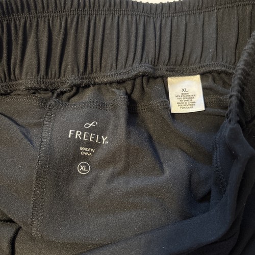 Girls Freely Jayde Athletic Shorts Size XL Black Zip Pockets Gym Running Sports - Picture 6 of 6