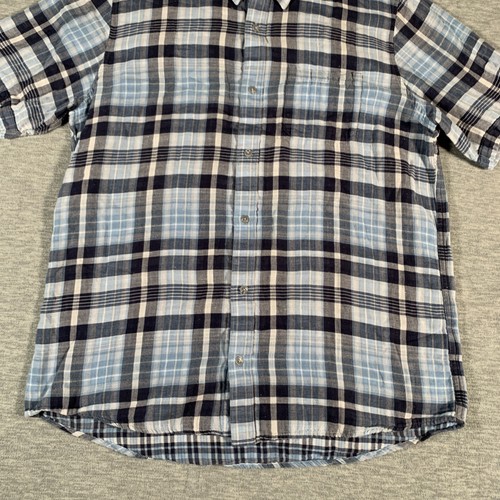 Travis Mathew Shirt Mens XL Plaid Short Sleeve Button Up Casual Golf - Picture 3 of 11