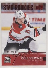 2021-22 Upper Deck AHL Star Rookies Exclusives 15/100 Cole Schwindt #132 01m8