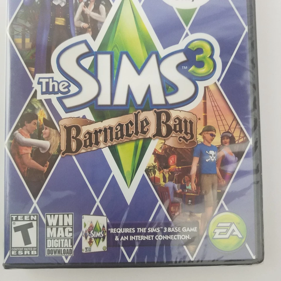 The Sims 3 Barnacle Bay PC, 2010 New Factory Sealed Digital Win PC Mac EA Sports - Image 3 of 4
