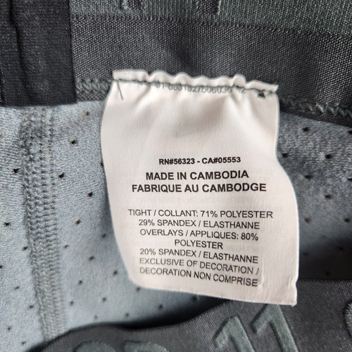 Pantalone da corsa Nike uomo Tech 3/4 blu grigio taglia media elasticizzato - Foto 6 di 7