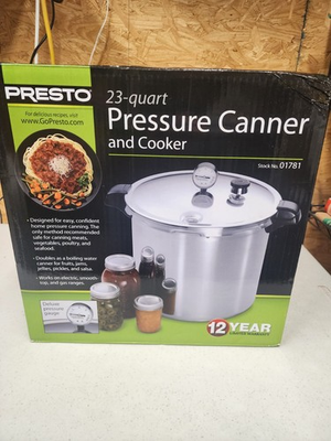 #ad New In Box Presto Pressure Canner And Cooker 23 Quart Model 01781 $185.00