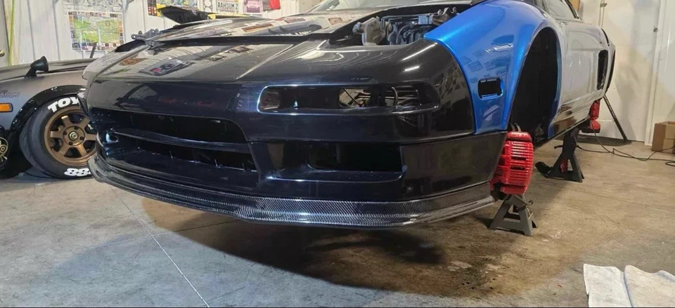 GT1 Style Front Lip In Carbon Fiber For Honda/Acura NSX NA1 91-01 - Imagen 2 de 4