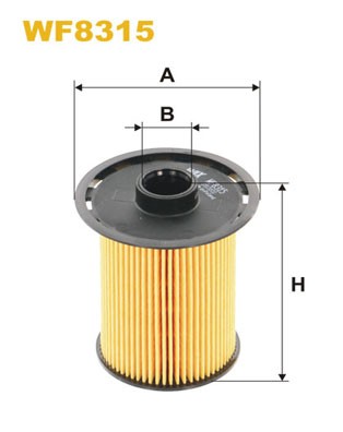 Fuel Filter fits VAUXHALL MOVANO A 1.9D 01 to 10 F9Q774 Wix 4404191 9112191 New - Picture 1 of 1