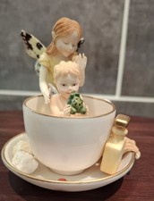 Butterfly Fairies Country Artists Collectable faerie Figurine Bath time fairy