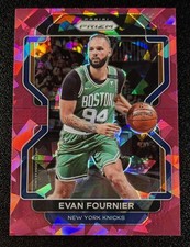 Evan Fournier New York Knicks Red Ice - 2021-22 Panini Prizm #153