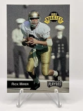 1993 Playoff Football Rick Mirer Rookie RC #308 - Seahawks