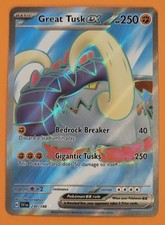 Great Tusk ex 230/198 Sv01: Scarlet & Violet Base Set Holo