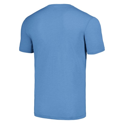 Herren T-Shirt Hommage Max Fried hellblau Atlanta Braves Karikatur Tri-Blend - Bild 3 von 3