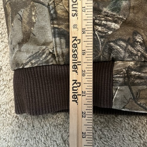 Carhartt RealTree Camo Hunting Jacket Coat Hooded Youth Size Medium 10 - 12 - Picture 10 of 10