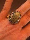 VINTAGE STERLING SILVER Ring,  IRELAND -925-RING-SIZE 6