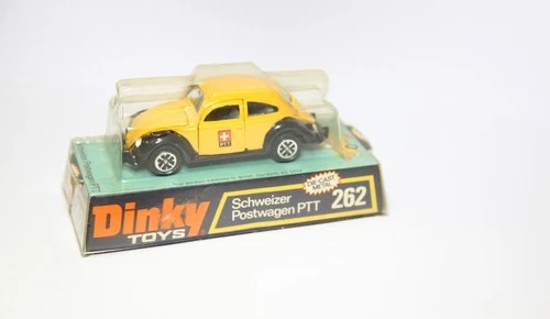 Dinky 262 Volkswagen Swiss PTT Postwagen In Original Box -Very Near Mint Vintage