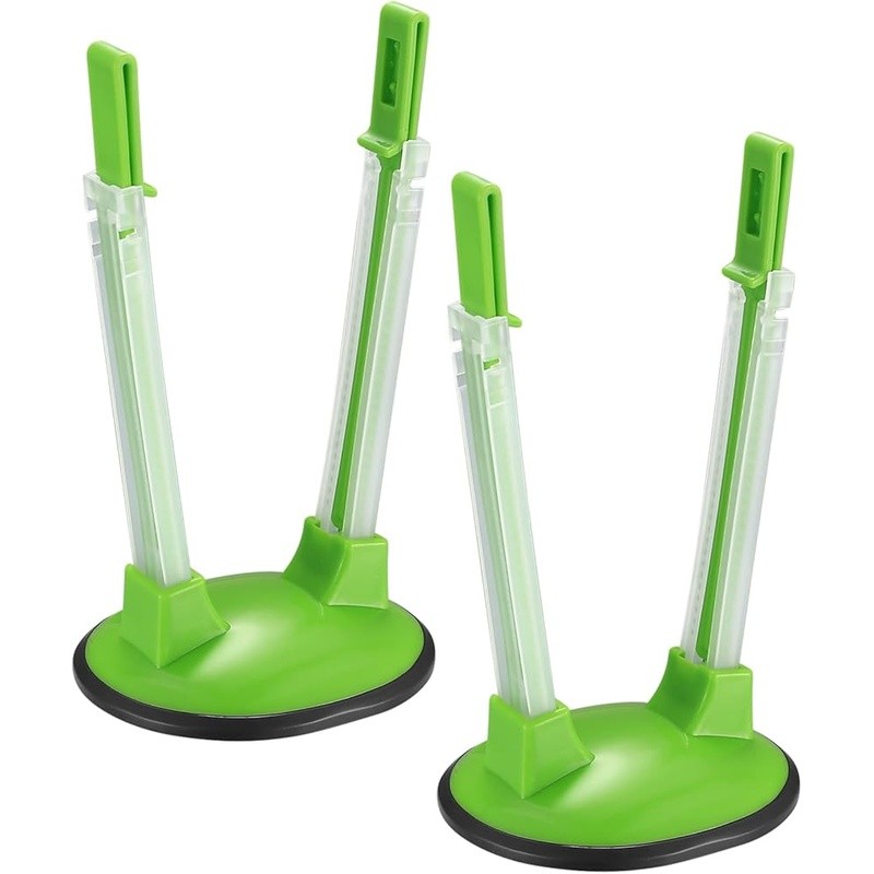 Adjustable Food Bag Holder Stand Meal Prep & Storage Zipper Bags Durable Plastic