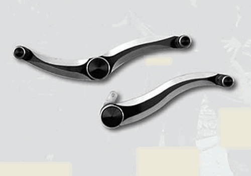 Accutronix Black Floorboard Heel-Toe Shifter / Brake Pedal Harley Heritage 00-10 - Picture 2 of 6