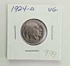 1924-D Buffalo Nickel Circulated  VG