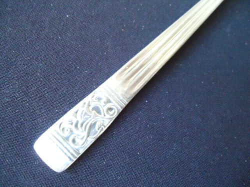 vintage rodd berkeley silver plated salad / entree fork - Picture 2 of 4