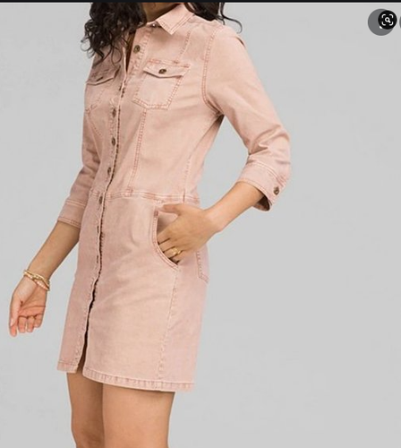 prAna Merrigan Dress Corduroy Champagne 