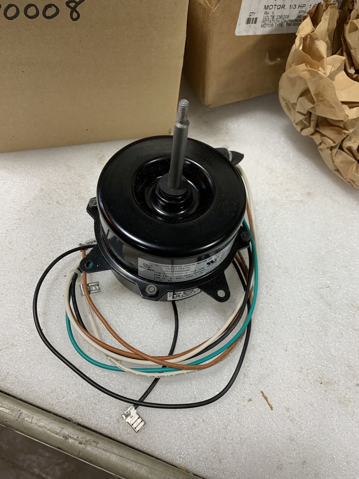 Amana+Goodman+OEM+PTAC+Evaporator+Fan+Motor+0131p00029 for sale online