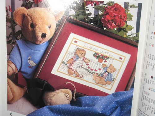 Vintage For the Love of Cross Stitch Magazine January 1990 22 Projects - Picture 8 of 11
