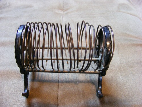 Vintage T Star Iron Coil Letter Mail Bill Invoice Holder - Picture 5 of 8