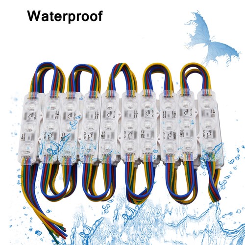 Super Bright IP65 Waterproof 5050 SMD RGBLED Module Light DIY Sign Lamp DC 12V - Picture 9 of 36