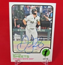 Gavin Sheets Real Ones Auto RC 2022 Topps Heritage #ROA-GS White Sox