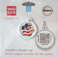 QR Code Dog Tag - Silent Dog Tags for Small Large Dogs - Pet ID Tag for Dog