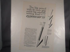 Eversharp 75 Vintage Pencil  Magazine Ad