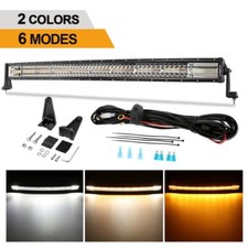 Auxbeam 42 300w Curved Led Light Bar White Yellow Combo Forklift Trains Atv Utv Auxbeam 42 300w Curved Led Light Bar White Yellow Combo Forklift Trains Atv Utv