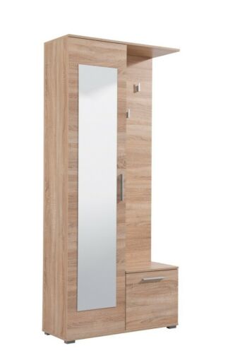 Mobile Closet Theshold 2 Door With Mirror Modern Design - Picture 1 of 8