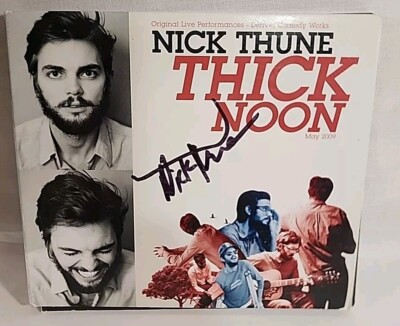 Thick Noon - Nick Thune (CD DVD  2010) Denver Comedy Central Works Signed Album 