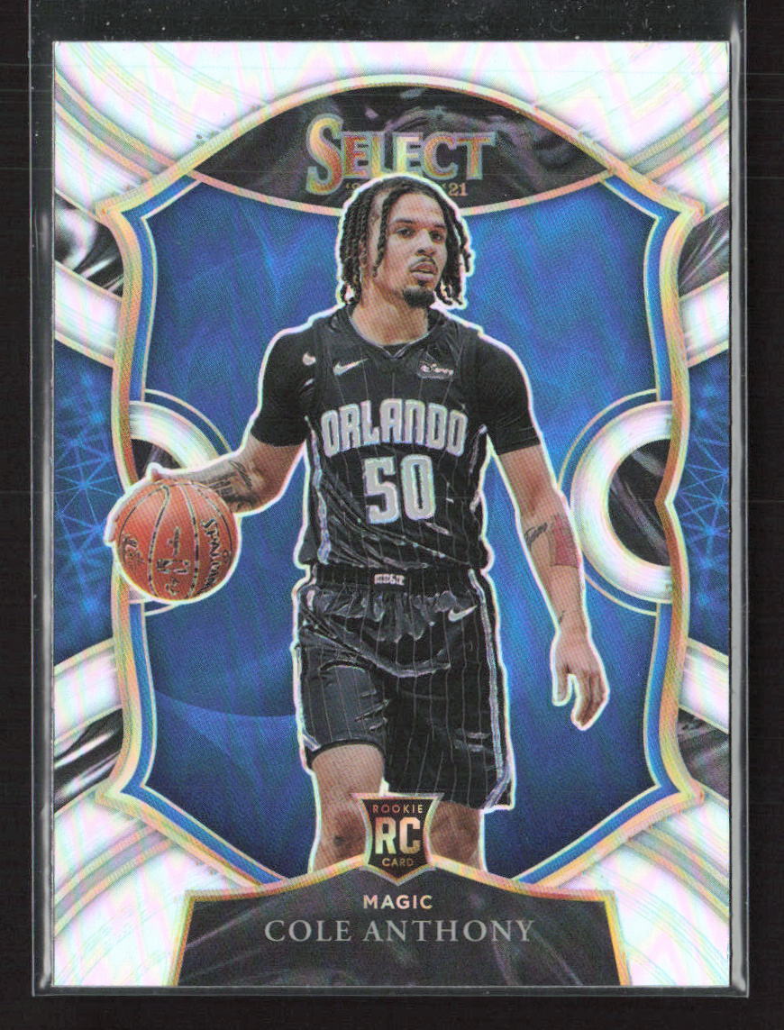 2020-21 Panini Select #75 Cole Anthony Silver Prizms Orlando Magic