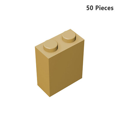 3245 Brick 1X2X2 Tan Bricks 50 PCS Bricks, Pieces & Parts 100% Compatible