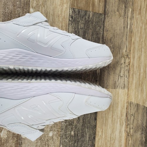 New Balance Kids Fresh Foam 650 v1 Bungee Lace with Top St Kids Shoes Sz 4 White - 第 9/14 張圖片