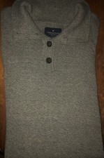 Mens American Eagle Classic Fit Mock Neck Sweater Size Medium MD M - EUC