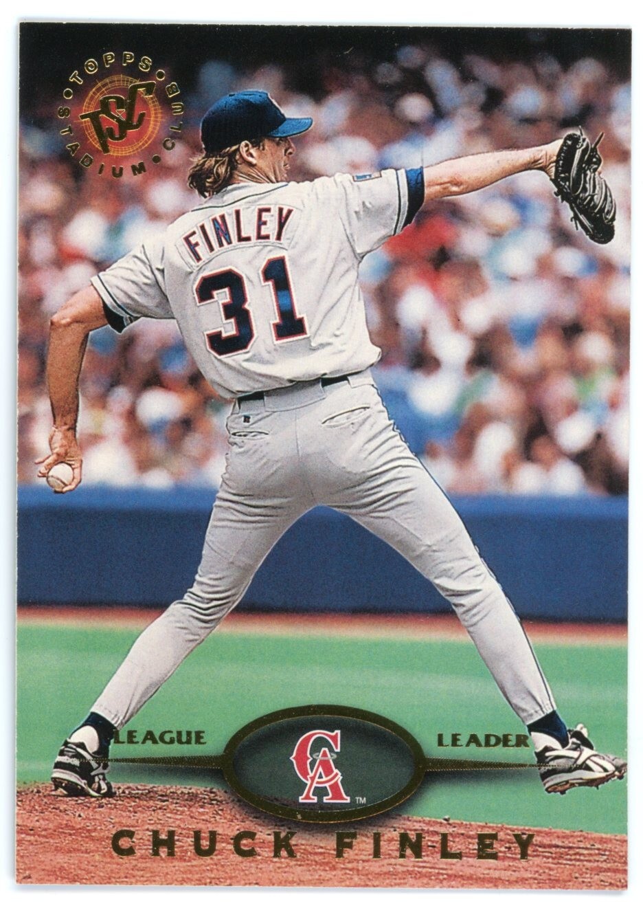 1995 Topps Stadium Club Chuck Finley Card #441