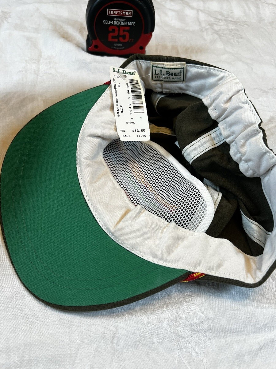 Vintage 1980s LLBean Green Ripstop Hat NWT/New HTF RARE
