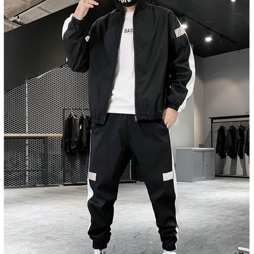 Mens Autumn Leisure 2-Piece Sportswear Pants Sports Suit Jogging Sweatshirt - Picture 20 of 22